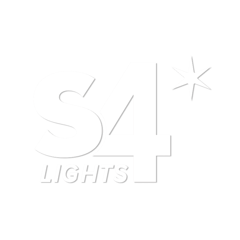S4-Lights Logo White transparent S4-Lights Logo White transparent